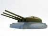Modelcollect UA72344 Austratt fort coastal artillery site triple 28cm turret Caesar 1/72