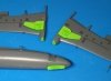 Omask 74837 L-29 Delfín wheel bay plugs (for AMK/Eduard) 1/48