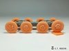 E.T. Model P35-106 WWII German Sd.Kfz.234 Large Diameter Weighted Wheels Type.6 1/35