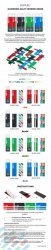 DSPIAE AS-GN25 ALUMINUM ALLOY SND BOARD GREEN 3PCS / Aluminiowa podkładka do papierów ściernych