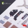 KELIK K48009 BF-109E INTERIOR 3D DECALS FOR WINGSYKITS KIT 1/48