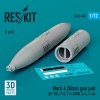 RESKIT RS72-0485 Mark 4 20mm gun pod (1 pcs) (3D Printed) 1/72