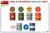 MiniArt 24009 FUEL OIL DRUMS 1930-50’S SET 1. GERMAN TYPE 1/24