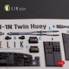 KELIK K48105 UH-1N Twin Huey - interior 3D decals for Zimi Model/KittyHawk kit 1/48