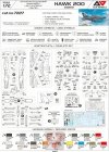 A&A Models 7227 Hawk 200 ZG200 - Light Multirole Fighter 1/72