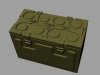 Panzer Art RE35-185 C206 British Ammo Boxes (25 Pdr Gun) 6pcs 1/35