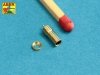 Aber 35A128 Soviet smoke Discharges system for BMP-1 902V “Tucha” with rack (1:35)