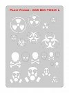 Paint Forge PFST006M STENCIL - BIO TOXIC