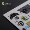 KELIK K72123 BF109-F2/F4 interior 3D decals for Fine Molds kit 1/72