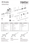 Sparmax SP-35C Airbrush - Nozzle 0.35 mm