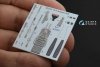 Quinta Studio QD32088 Su-27 3D-Printed & coloured Interior on decal paper (Trumpeter) (full version) 1/32