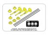 Aber R-43 Set of aerials R-113 for Russian Tanks like: T-54; T-55 and other AVF (1:35)