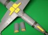 Omask 748104 L-39 Albatros wheel bay plugs (for Trumpeter) 1/48