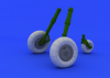 Eduard 632040 Bf 109G-10 wheels 1/32 (Revell)