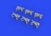 Eduard 648778 Luftwaffe rudder pedals PRINT 1/48
