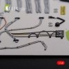 KELIK K48091 CH-46E Cargo compartment interior 3D decals for Academy kit 1/48