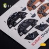 KELIK K32021 DH.81A Tiger Moth - Interior 3D Decal for ICM kit 1/32