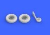 Eduard 648282 Bf 109F wheels EDUARD 1/48