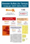 Omask X4801 Brewster Buffalo O-max set for Tamiya 1/48