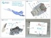 Quinta Studio QDS-32088 Su-27 3D-Printed & coloured Interior on decal paper (Trumpeter) (small version) 1/32