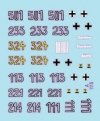 Star Decals 72-A1115 East Front Tigers s.Pz.Abt. 501 1943-44 Tiger I and Befehls-Tiger I Mid production 1/72