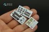 Quinta Studio QD48280 F/A-18C late 3D-Printed & coloured Interior on decal paper (HobbyBoss) 1/48