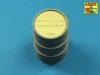 Aber 16158A German WW II 20L Jerry Can closings & 200L fuel drum covers (choice A) (1:16)