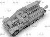 ICM 35113 Krankenpanzerwagen Sd.Kfz. 251/8 Ausf А, livery variant for the Eastern Front, 1941-42 1/35