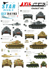 Star Decals 35-C1163 Axis Tank Mix # 2. Romanian tanks 1/35