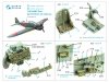 Quinta Studio QD48468 A6M2 Zero (Mitsubishi Prod.) 3D-Printed coloured Interior on decal paper (Academy) 1/48