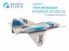 Quinta Studio QD48521 A-4B 3D-Printed & coloured Interior on decal paper (Hasegawa/Hobby2000) 1/48