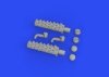 Eduard 648762 Beaufighter exhausts PRINT TAMIYA 1/48