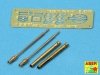 Aber 35L-098 Set of 2 barrels for German tank machine gun MG 34 with Panzermantel (1:35)	