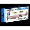 Hataka HTK-BS23 RAF Photo Reconnaissance Units paint set (6x17ml)