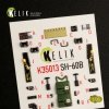 KELIK K35013 SH-60B INTERIOR 3D DECALS FOR KITTY HAWK KIT 1/35