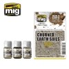 AMMO of Mig Jimenez 7441 CHURNED EARTH SOILS 3x35ml