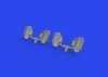 Eduard 632192 Bf 109E rudder pedals early PRINT 1/32