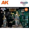 AK Interactive AK11770 BASILEAN ABBESS – WARGAME STARTER SET – 14 COLORS & 1 FIGURE