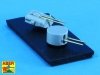 Aber 350L-73 Set of Barrels for German Aircraft Carrier “Graf Zeppelin”: 150mm x 16; 105mm x 12 (1:350)
