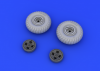 Eduard 648118 Spitfire wheels - 4 spoke w/ pattern 1/48 (EDUARD)