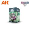AK Interactive AK1078 WARGAME COLOR SET. EMERALDS AND GREEN GEMS 4x17 ml