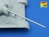 Aber 35L-073 Russian 57mm ZIS-4 tank barrel for T-34/76 model 1941 (1:35)