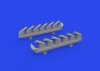 Eduard 672358 P-51D exhaust stacks PRINT EDUARD 1/72