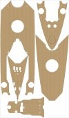 Pontos 23007F1 HMS RODNEY 1942 Detail Up Set 1/200