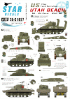 Star Decals 35-C1027 US 70th Tank Battalion on Utah Beach 1/35