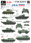 Star Decals 35-885 JNA - Jugoslavian tank numbers 1990s 1/35