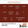AK Interactive AK11328 RAL 8012 Rotbraun 17ml