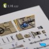 KELIK K72122 BF109-F2/F4 reconnaissance interior 3D decals for Fine Molds kit 1/72