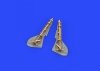Eduard 648476 Fw 190A-8 undercarriage legs BRONZE EDUARD 1/48 