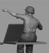 Panzer Art FI35-126 Voran! StuG loader in action 1/35